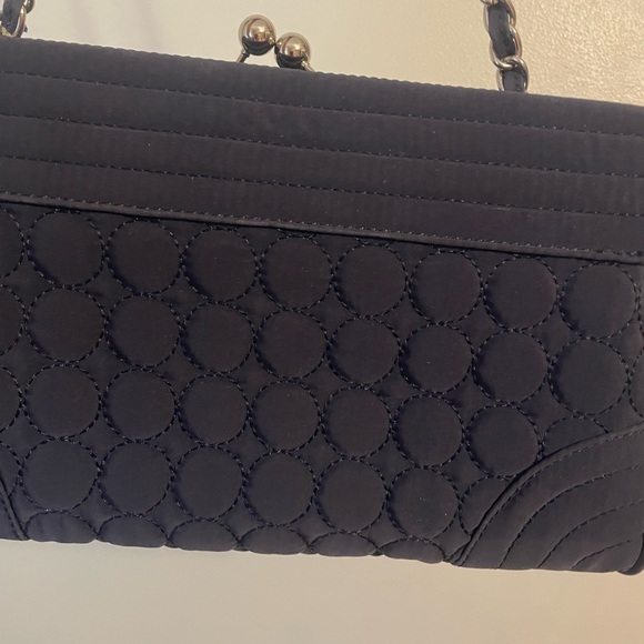 Elegant Navy Vera Bradley Quilted Women's Bag - Picture 3 of 10